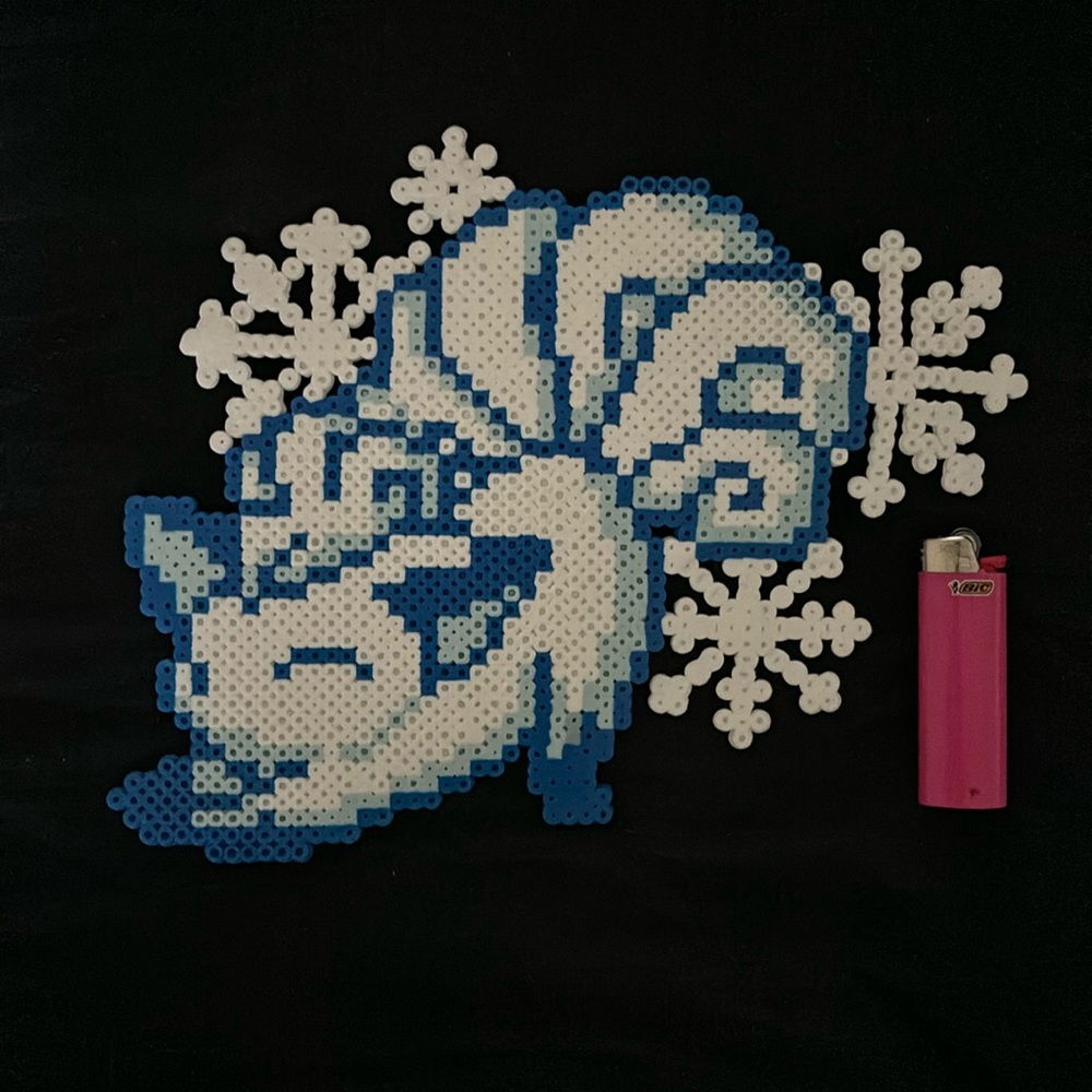Pokemon Alolan Vulpix Perler beads
